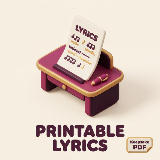 Printable Lyrics PDF